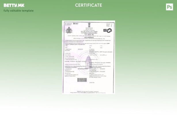 Модерен стил индиската влада на Карнатака шаблон за Австралија за смрт